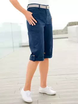 Casual Looks капри, цвет морской волны