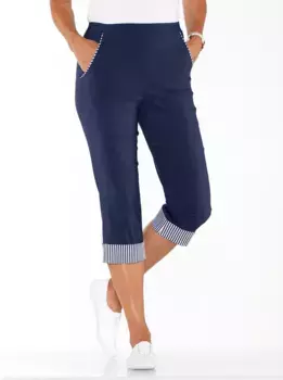 Casual Looks капри, цвет морской волны