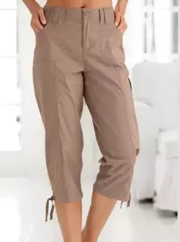 Casual Looks капри, коричневый