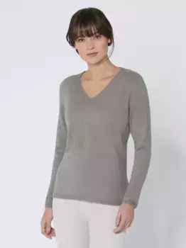 Casual Looks Кашемировый свитер "Кашемировый свитер", цвет Grau-Meliert