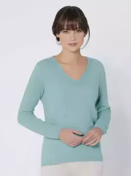 Casual Looks Кашемировый свитер "Кашемировый свитер", цвет Aqua-Meliert
