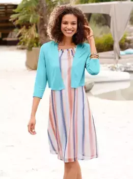 Casual Looks Куртка-рубашка "Болеро", цвет Aquamarin