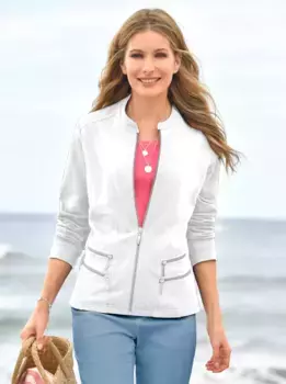 Casual Looks Куртка-рубашка "Куртка-рубашка", белый
