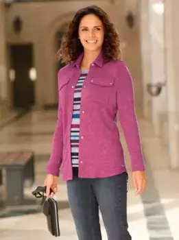 Casual Looks Куртка-рубашка "Куртка-рубашка", цвет Malve