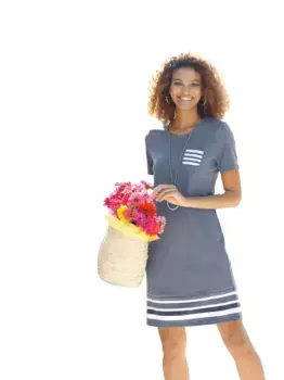 Casual Looks Платье из джерси "Платье из джерси", голубой