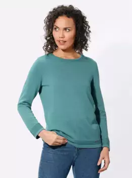 Casual Looks Свитер с круглым вырезом "джемпер с круглым вырезом", цвет Ozean