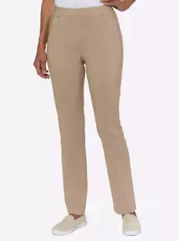 Casual Looks тканые брюки, бежевый