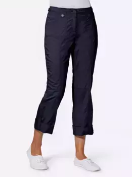 Casual Looks тканые брюки, цвет морской волны