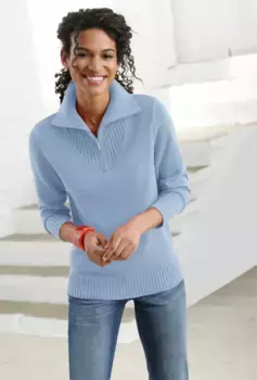 Casual Looks Тройер "Свитер", синий