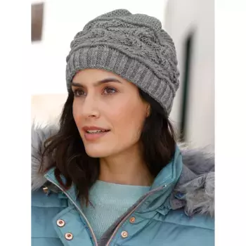 Casual Looks Вязаная шапка, серый