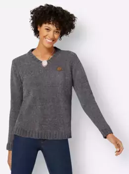 Casual Looks Вязаный джемпер "Пуловер", антрацит