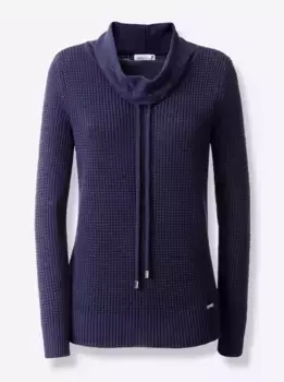 Casual Looks Вязаный джемпер "Пуловер", цвет морской волны