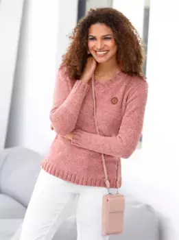 Casual Looks Вязаный джемпер "Пуловер", цвет Rosenholz