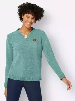 Casual Looks Вязаный джемпер "Пуловер", цвет Salbei