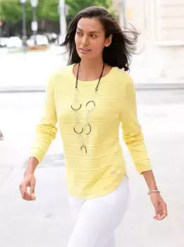 Casual Looks Вязаный джемпер "Пуловер", цвет Zitrone