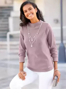 Casual Looks Вязаный джемпер "Пуловер", лиловый