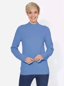 Casual Looks Вязаный джемпер "Пуловер", синий