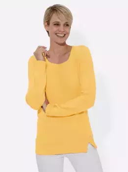 Casual Looks Вязаный джемпер "Пуловер", желтый