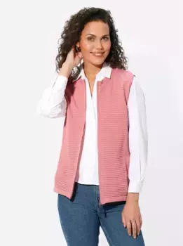 Casual Looks Вязаный жилет, розовый