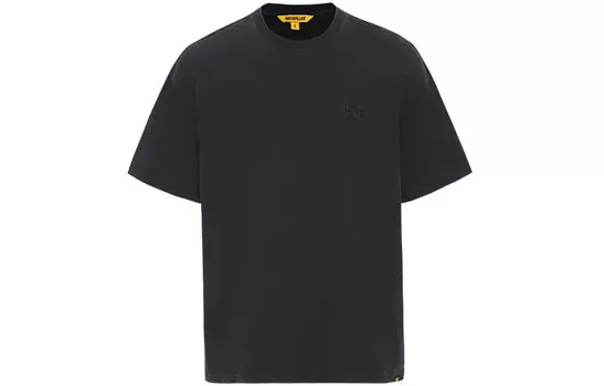 CAT Футболка унисекс черные