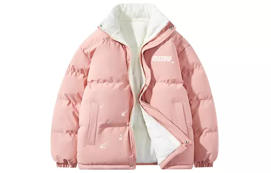 Cat Man Miiow Стеганая куртка унисекс MIIOW, Розовый