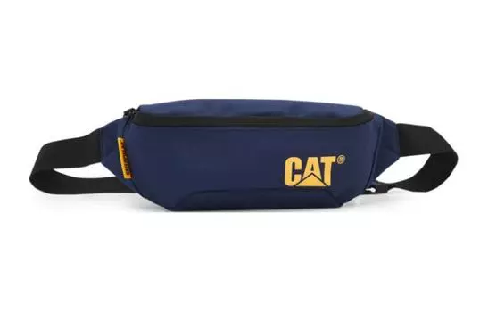 CAT Поясная сумка из полиэстера унисекс синего цвета