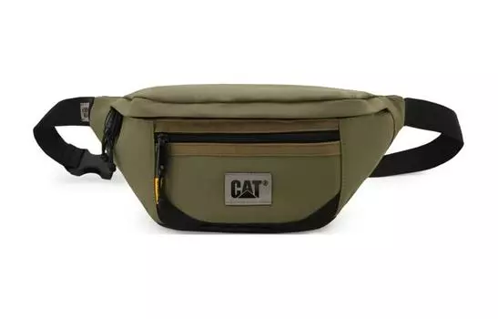 CAT Рюкзак из полиэстера, сумка через плечо, унисекс, зеленый