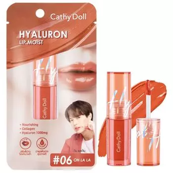 Cathy Doll Гиалуроновый увлажняющий крем для губ 3,9 г. 06 О Ла Ла, Oh La La