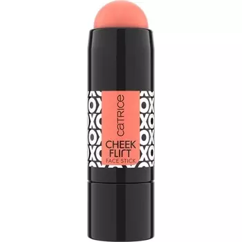 Catrice Cheek Flirt Face Stick Высокопигментированные кремовые румяна по всей поверхности Легкий вес в сборке Не содержит глютена Парабены Веганский Без жестокости 010 R'n'Peach 0,19 унции