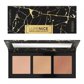 Catrice Палитра румян Luminice Highlight Blow Glow, 12,6 г. 020, FEEL GOLD