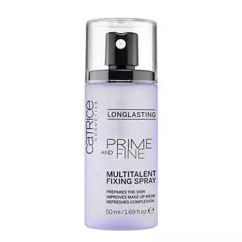 Catrice Prime And Fine Multitalent Fixing база и спрей для фиксации макияжа 50мл