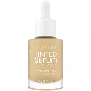 Catrice, Тональная основа-сыворотка Nude Drop Tinted Foundation, Тональная основа Care, оттенок 020w, 30 мл