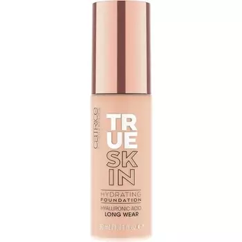 Catrice True Skin Hydrating Foundation с гиалуроновой кислотой 30 мл 010 Cool Cashmere - телесный матирующий стойкий веганский макияж