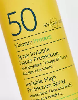 Caudalie Vinosun Invisible High Protection солнцезащитный спрей с SPF 50, 150 мл