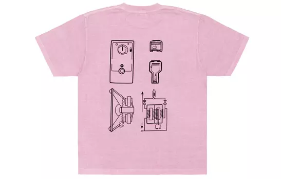 Cav Empt Футболка унисекс розовые