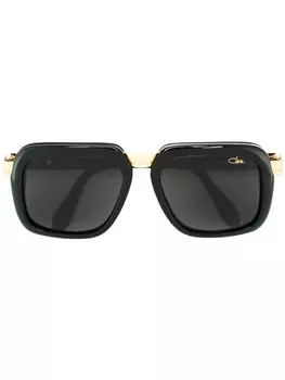Cazal объемные солнцезащитные очки, черный