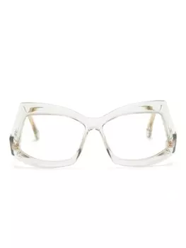 Cazal очки 5005 в геометричной оправе, нейтральный цвет