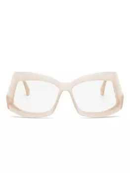 Cazal очки Mod 5005 в геометричной оправе, белый