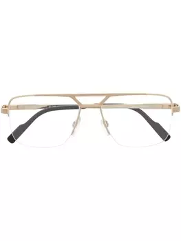 Cazal очки-пилоты, золотистый