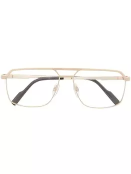 Cazal очки-пилоты, золотистый