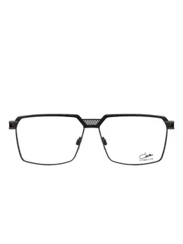 Cazal rectangle-frame очки, черный