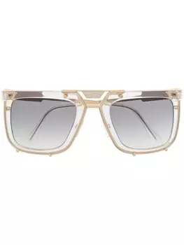 Cazal солнцезащитные очки 6480 в квадратной оправе, серый