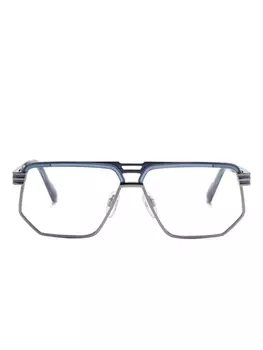 Cazal солнцезащитные очки-пилоты, синий