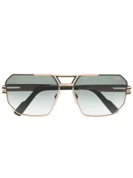 Cazal солнцезащитные очки-пилоты, золотой