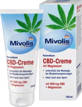 CBD крем с магнием 100мл Mivolis