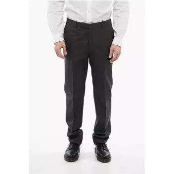 CC COLLECTION Брюки из натуральной шерсти с узором в клетку Corneliani, Gray