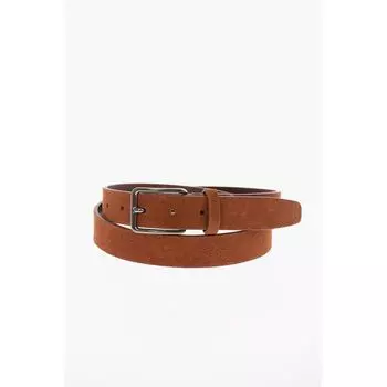 CC COLLECTION Двусторонний замшевый ремень 30 мм Corneliani, Brown