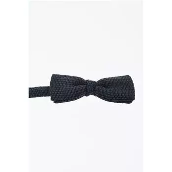 CC COLLECTION Галстук-бабочка из хлопковой смеси Corneliani, синий