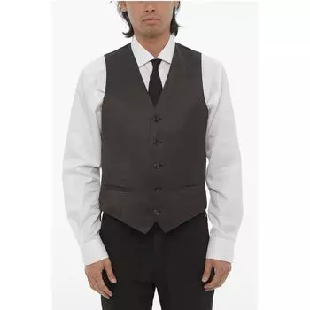 CC COLLECTION Жилет из смеси шерсти CERIM.RESET с джемперами Corneliani, Gray