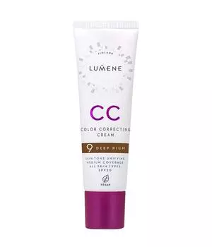 CC-крем Lumene CC Color Correcting Cream SPF20, 9 Deep Rich, 30 ml